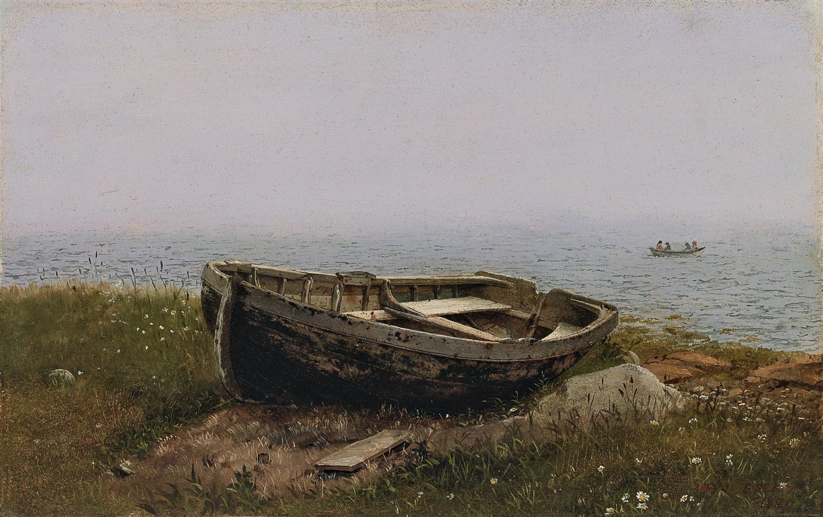 Frederic Edwin Church. Bote abandonado, 1850. Museo Nacional Thyssen-Bornemisza, Madrid