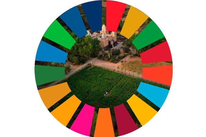 Disfruta en Parc Samà del Laberinto de los Objetivos de Desarrollo Sostenible