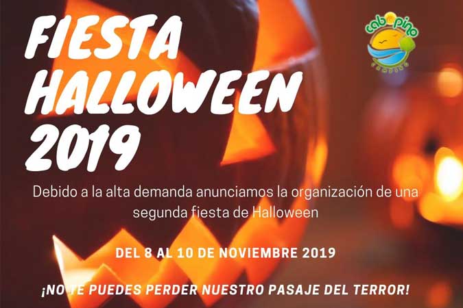 Halloween 2019: pasaje del terror en el Camping Cabopino