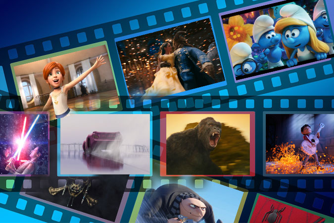 Todos los estrenos de cine para ver en familia en 2017