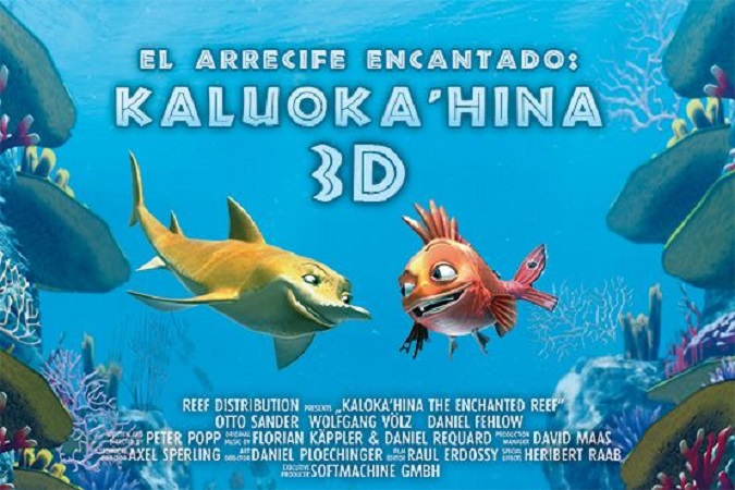 15 % de descuento en la nueva proyección infantil: “El arrecife encantado: Kaluoka’hina 3D”